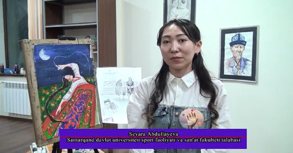 From the work of Sevara Abdullayeva, a student at Samarkand State University