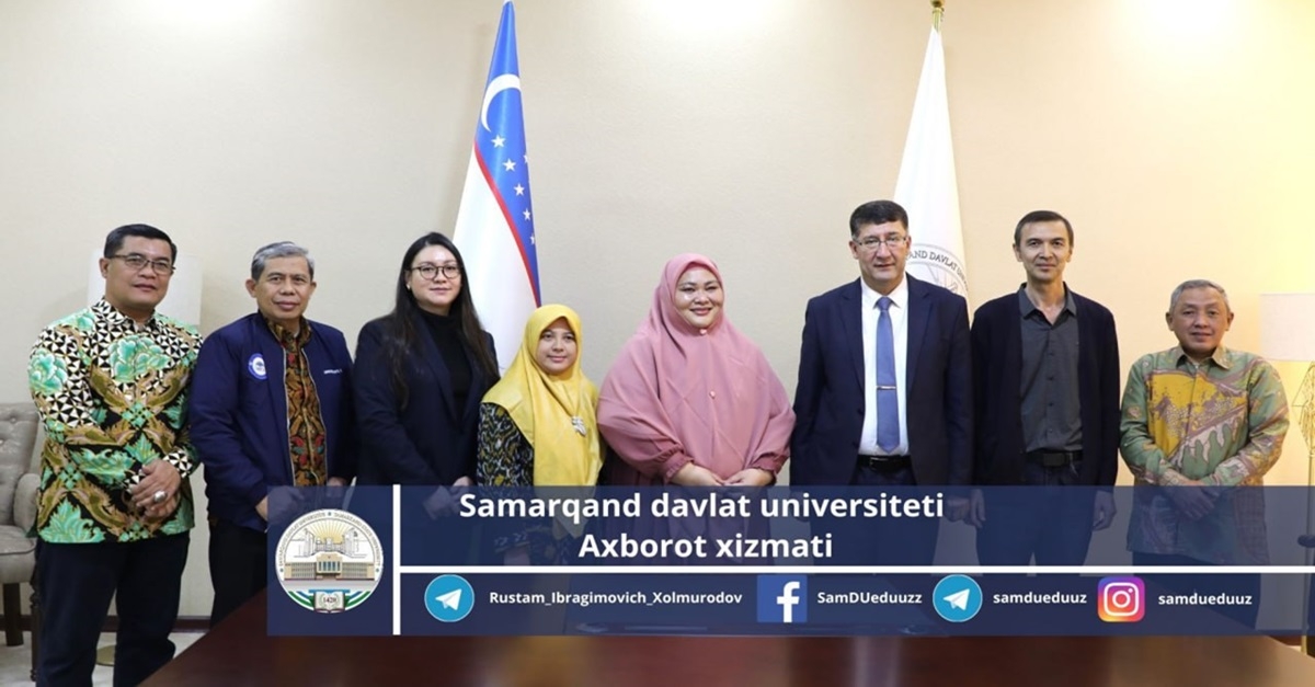 Samarqand davlat universiteti Indoneziya oliy ta’lim muassasalari bilan hamkorlik qiladi…