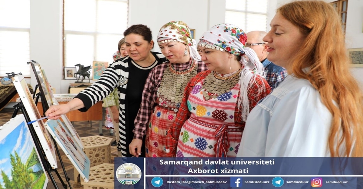 Professors and teachers of Udmurt State University conducted classes for SamSU students...