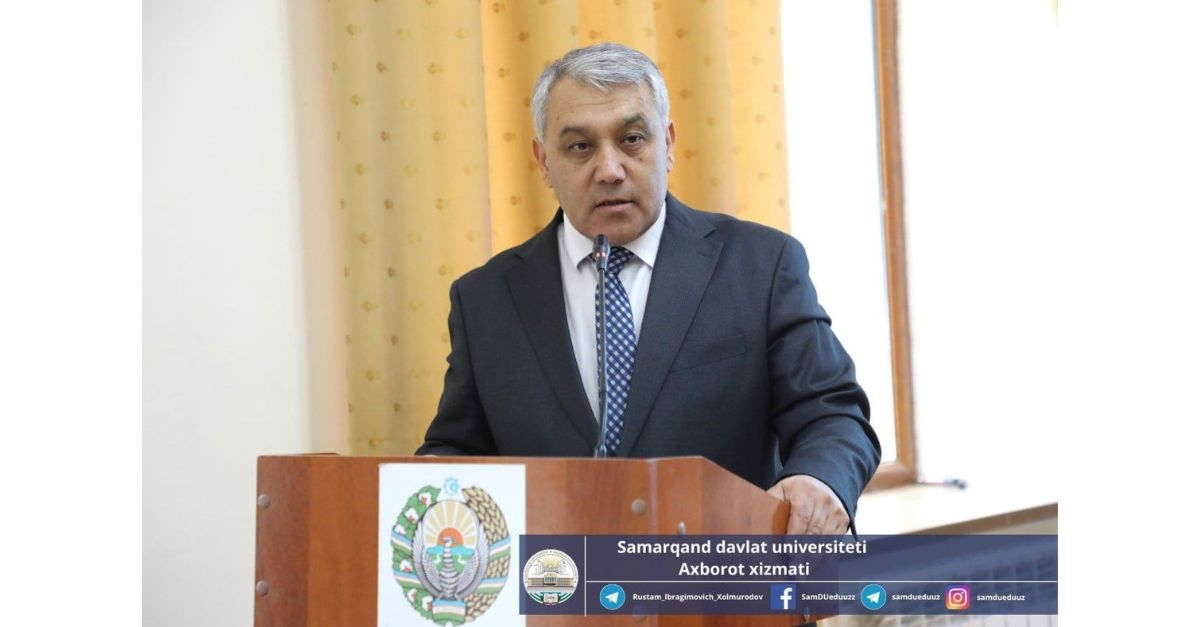 Samarqand davlat universitetida “Iqlim oʻzgarishining Markaziy Osiyo modelini yaratish” mavzusida xalqaro seminar o'tkazilmoqda..