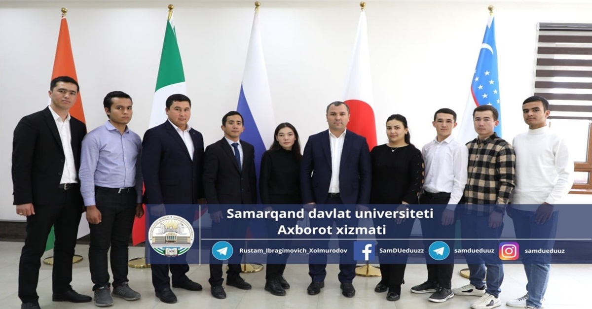 Samarqand davlat universitetining talaba va tadqiqotchilari Yaponiyaning Tottori universitetida stajirovka o’tashadi…