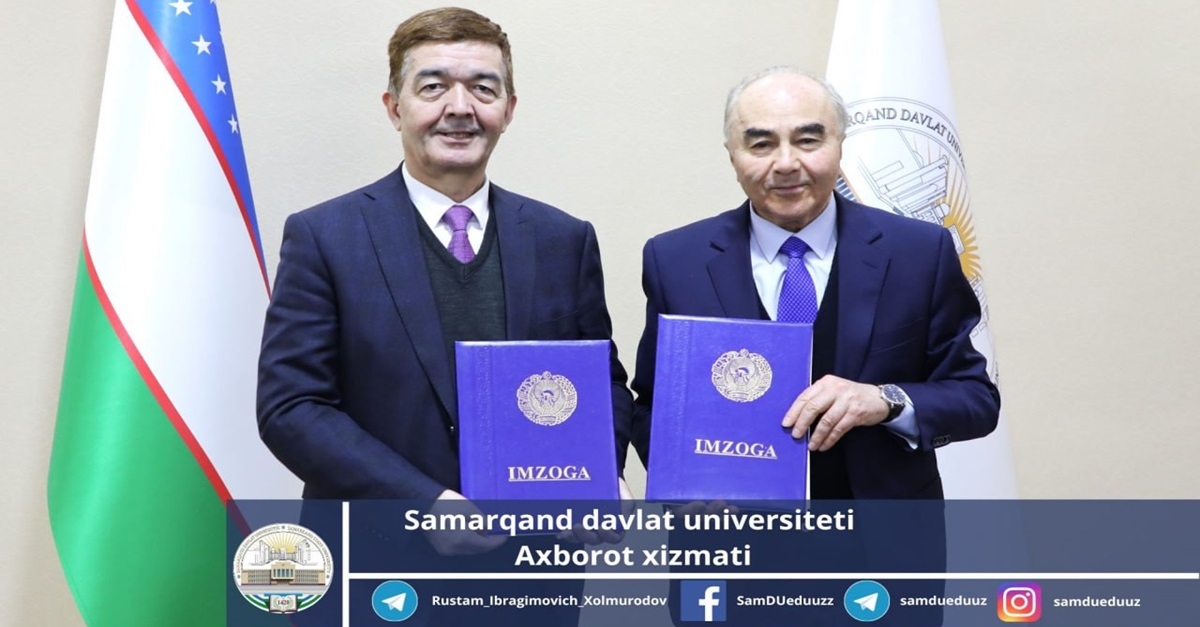 SamDU ga Shinjon tibbiyot universiteti rektori Haji Akber Aisa boshchiligidagi delegatsiya tashrif buyurdi