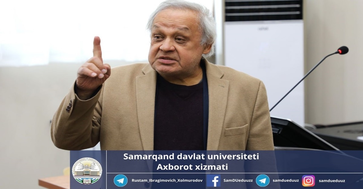 A seminar for professors of Samarkand State University was conducted by Professor of the University of Texas Anvar Zahidov and Professor of the Izmir Institute of Technology Сanan Varliki