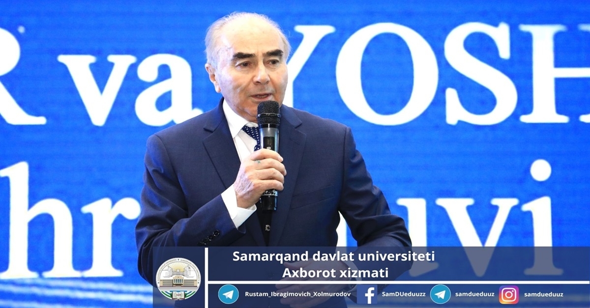 Rustam Xolmurodov, Samarqand davlat universiteti rektori: Yoshlar bilan uchrashuvlar bosh maqsadimiz asosiy vazifamizdir...