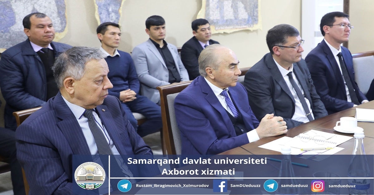 A memorandum was signed between Samarkand State University and UMT University Malaysia...