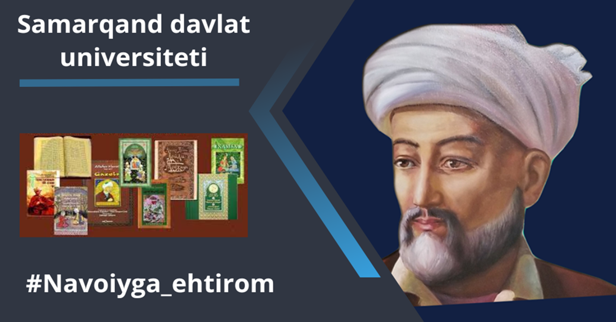 Samarqand davlat universiteti talabalari 9-fevral —  Alisher Navoiyning 583 yilligiga bag‘ishlangan “Navoiyga ehtirom” chellenjini davom ettirdi...