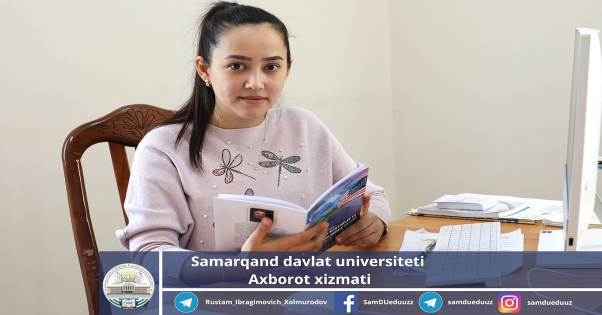 Samarqand davlat universiteti tadqiqotchisi sunʼiy yo‘ldosh tasvirlari orqali Zarafshon daryosi qirg‘oqlaridagi o‘zgarishlarni o‘rganmoqda…