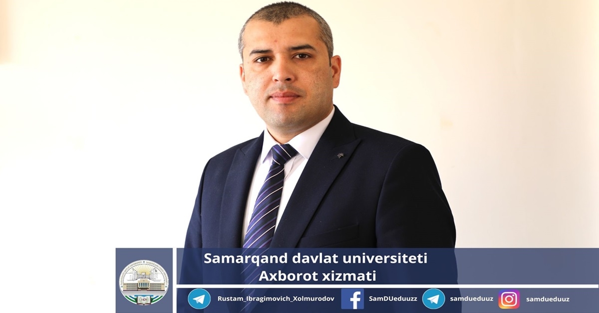 An associate professor at Samarkand State University will undergo an internship in France...