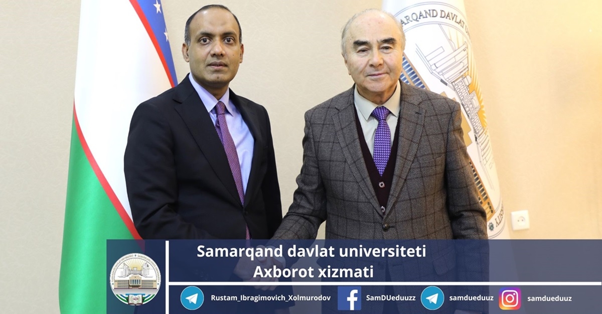 Самаркандский государственный университет будет налаживать сотрудничество с высшими учебными заведениями Бангладеша...