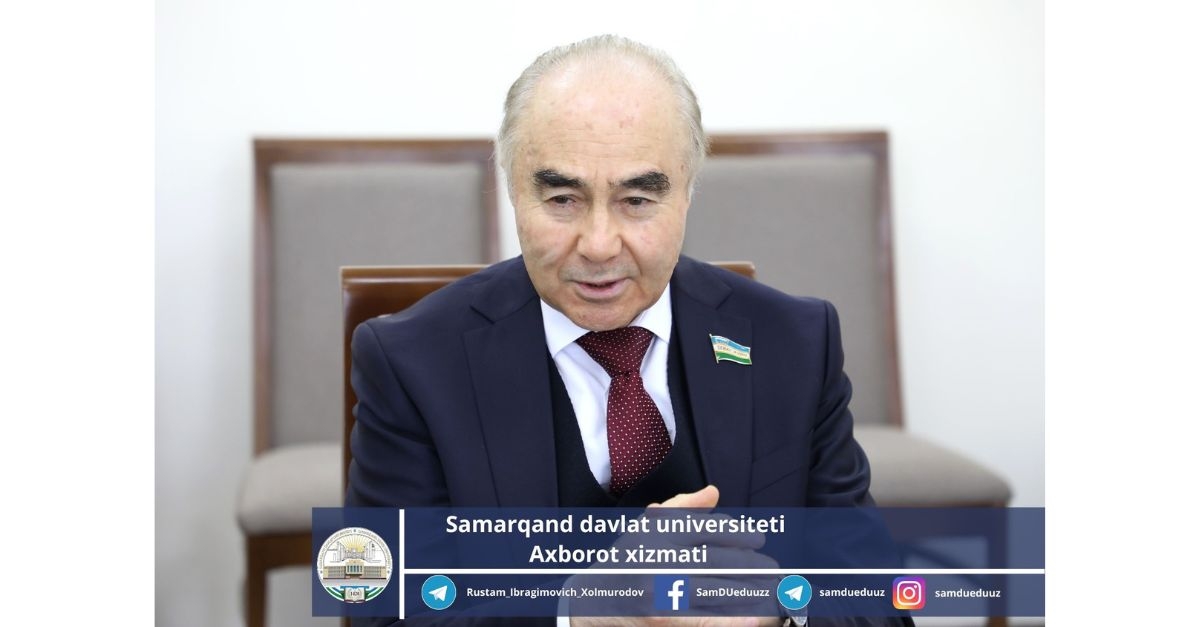 Hindistonlik professor Samarqand davlat universitetida faoliyat ko’rsatmoqda…