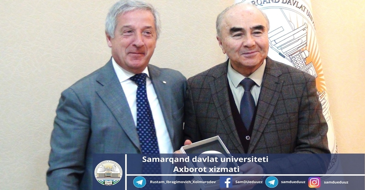 Samarqand davlat universiteti Italiyaning Salento universiteti bilan hamkorlik qiladi