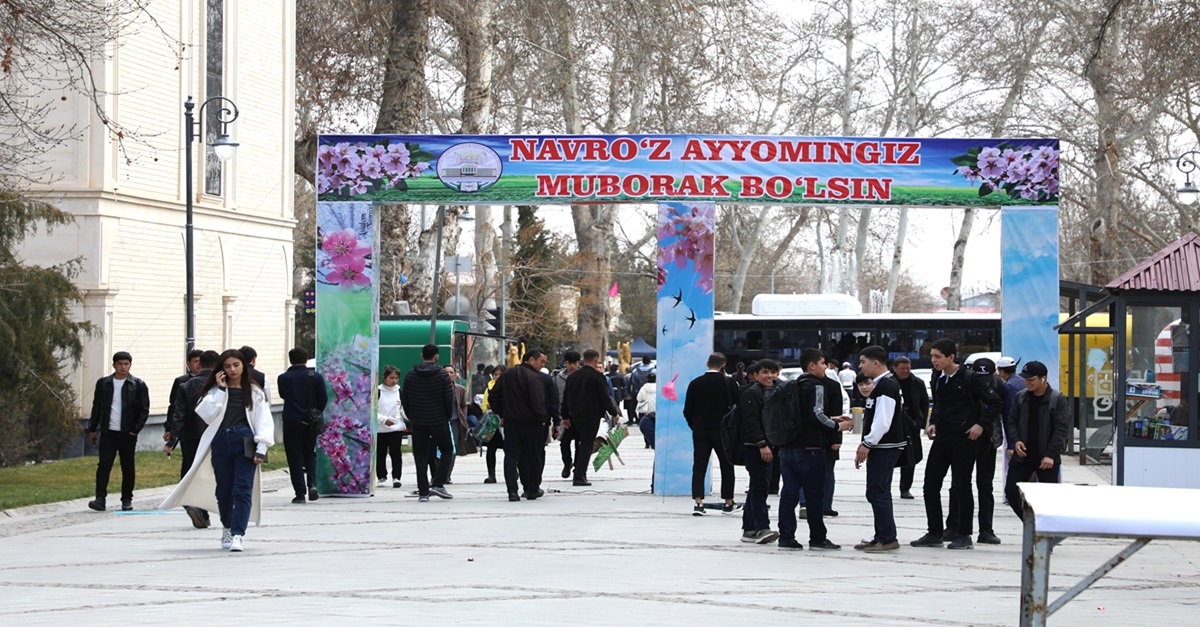 Самаркандский государственный университет готовится к празднику Навруз...