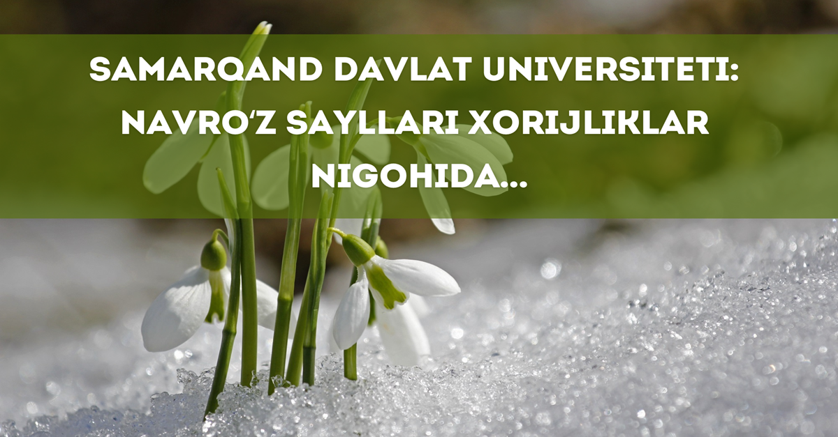 Samarqand davlat universiteti: Navro‘z sayllari xorijliklar nigohida...