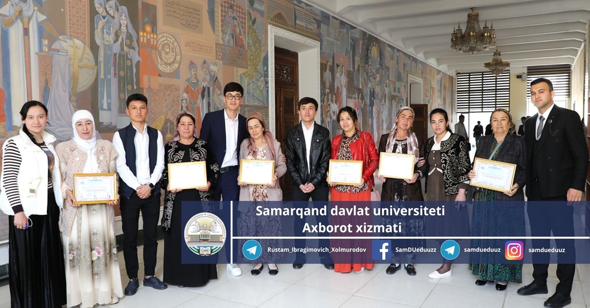 “I believe that the cooperation of Samarkand State University with parents will be useful”...