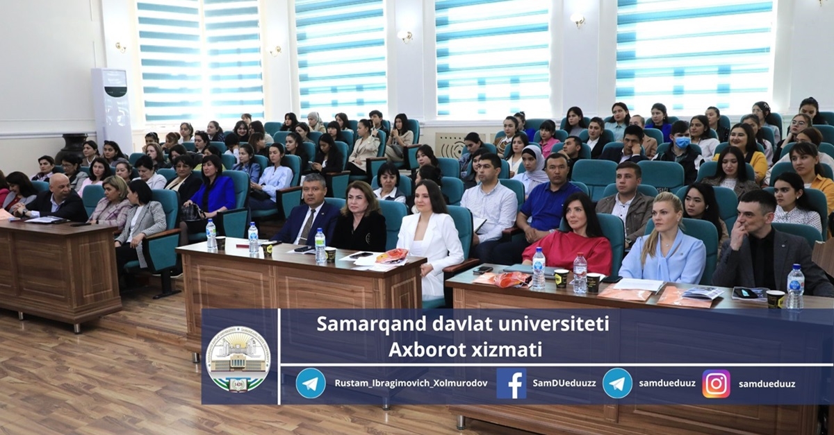 Samarqand davlat universitetida “Ta’lim psixologiyasining zamonaviy rivojlanish vektori: tendensiyalar, dolzarb muammolar va yechimlar” nomli xalqaro konferensiya o’tkazilmoqda…