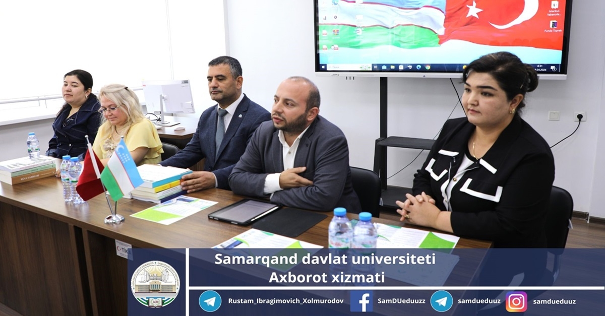 A scientific seminar on the topic “Modern directions of modern Turkological research” was held at the Research Institute of Turkic Studies of Samarkand State University...