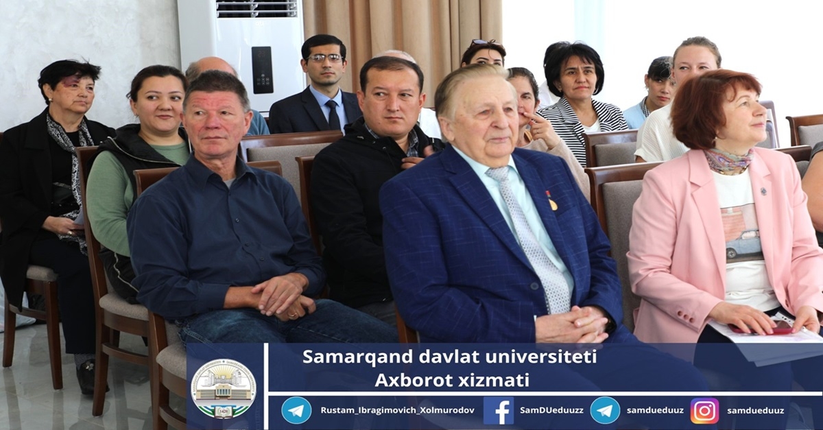 An international seminar was held at Samarkand State University...