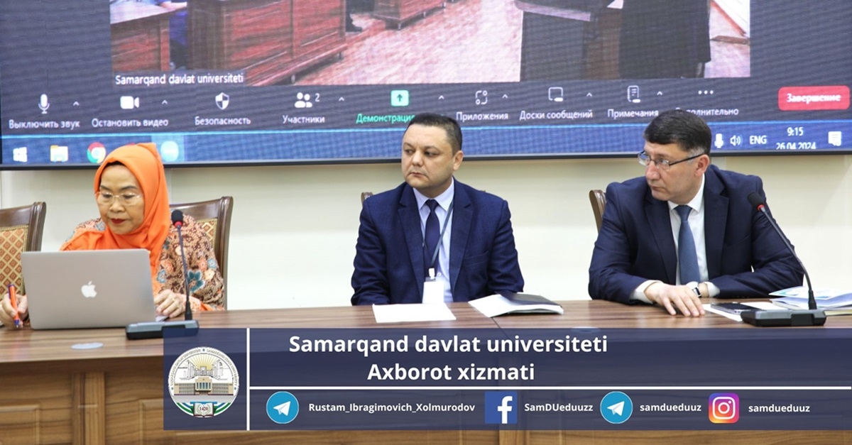 Samarqand davlat universitetida ingliz tilini o’qitishning dolzarb muammolari muhokama qilinmoqda…