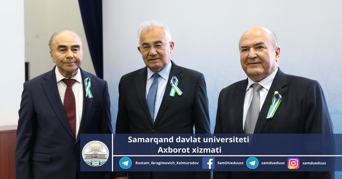 Akademiklar Samarqand davlat universitetining iqtidorli talabalari bilan uchrashdi...