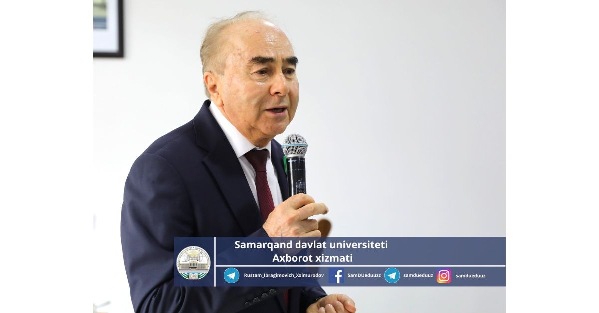 Samarqand davlat universitetida 9-may – Xotira va qadrlash kuni munosabati bilan bayram tadbiri o‘tkazildi.