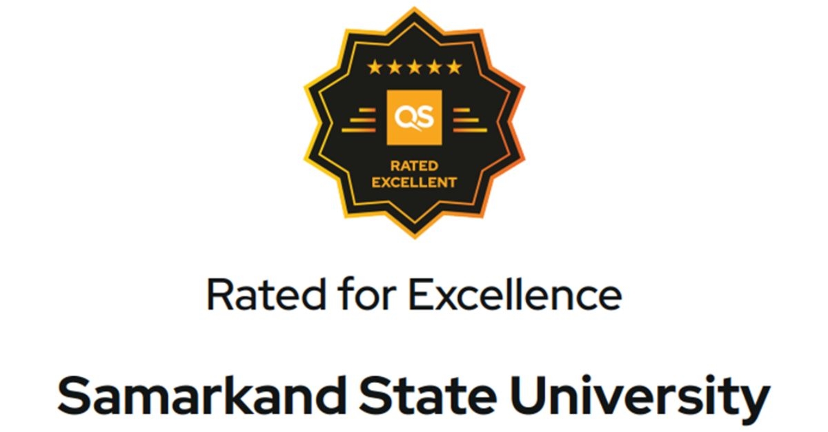 Samarkand State University is among the 5-star universities in the QS Stars rating