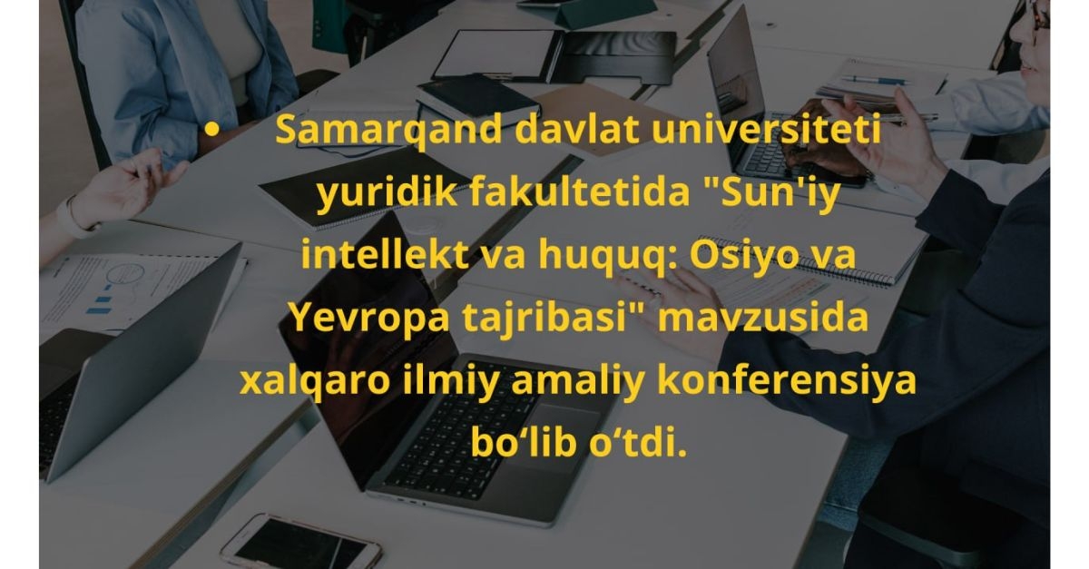 Samarqand davlat universiteti yuridik fakultetida 