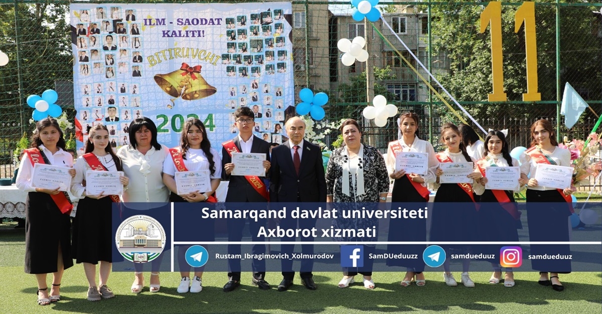 Samarqand shahridagi kimyo va biologiya fanlariga ixtisoslashtirilgan 14-maktabda 