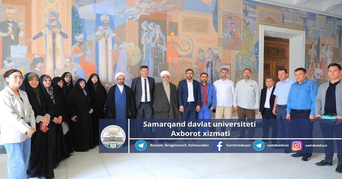 Samarqand davlat universiteti eronlik olimlar bilan hamkorlik qiladi...