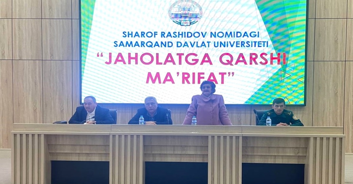 Samarqand davlat universiteti talaba-qizlari o‘rtasida 