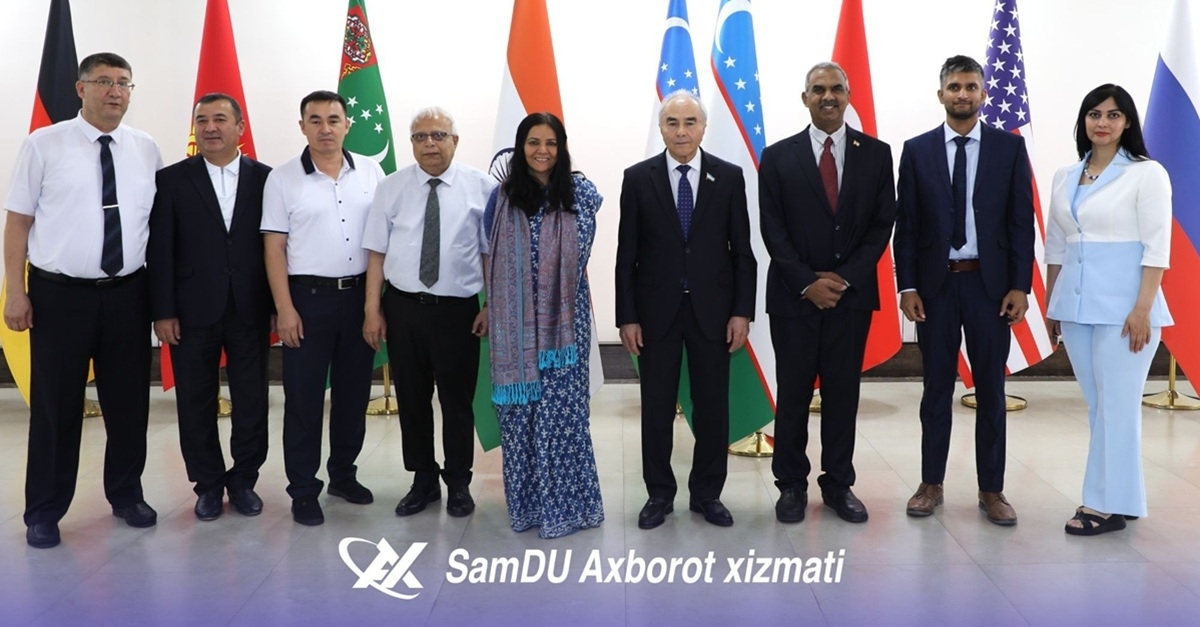 The Ambassador of India Visited Samarkand State University