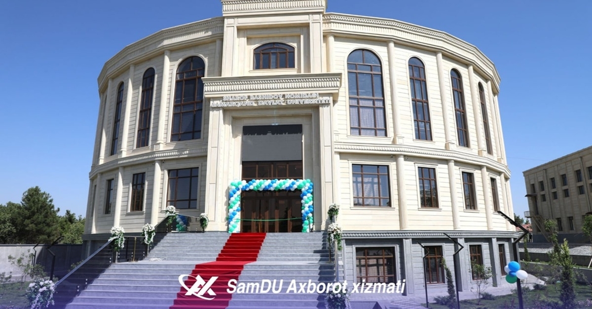 Samarqand davlat universiteti intellektual tizimlar va kompyuter texnologiyalari fakultetining yangi o‘quv binosi foydalanishga topshirildi