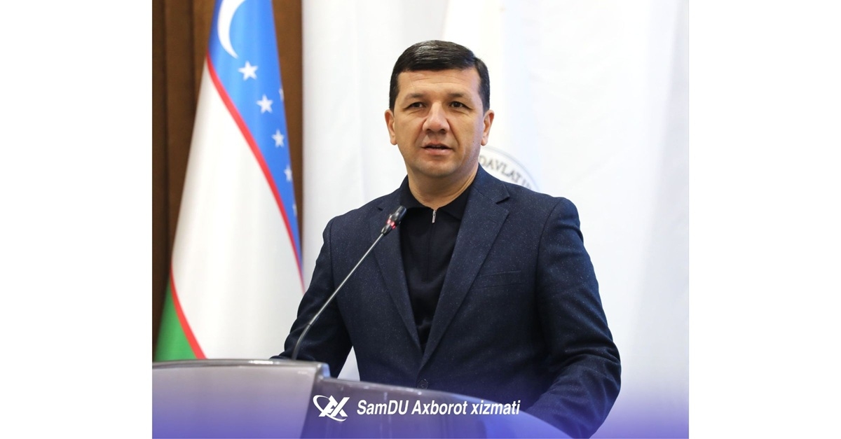 Samarqand davlat universitetida Samarqand shahar hokimi bilan uchrashuv bo’lib o’tdi