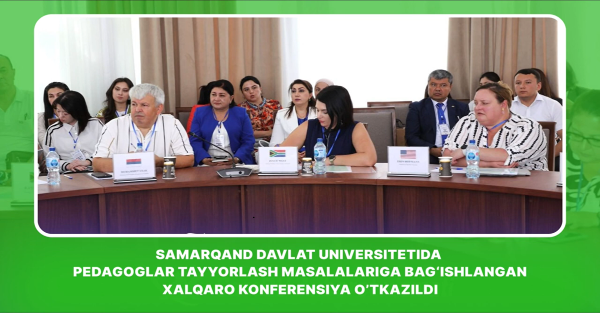 An International Conference on Teacher Training Was Held at SamSU