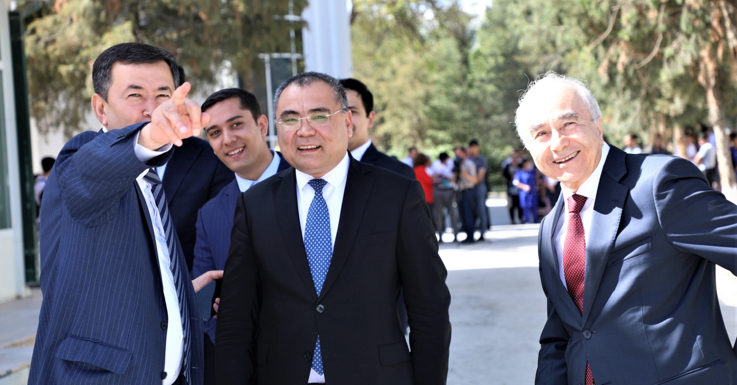 From the opening ceremony of the Samarkand Regional Youth Technopark, Located at Samarkand State University